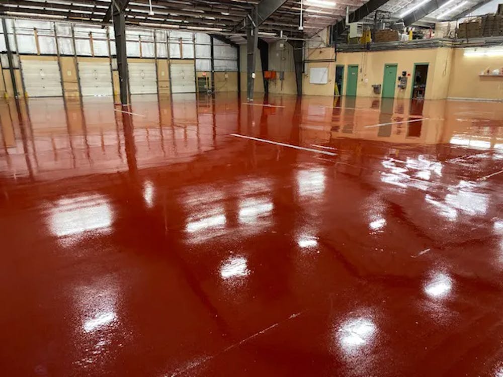 a large room