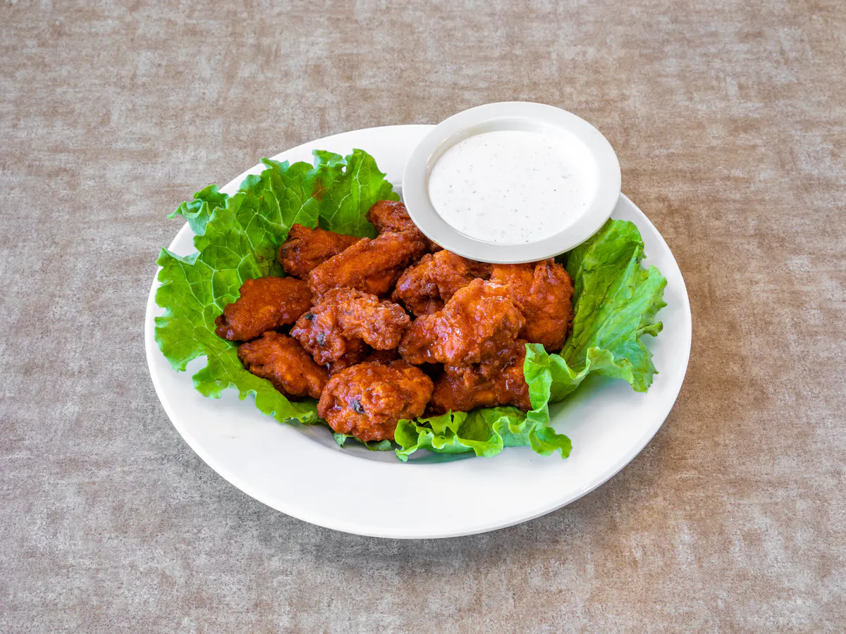a plate of food on a table