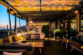 large patio space