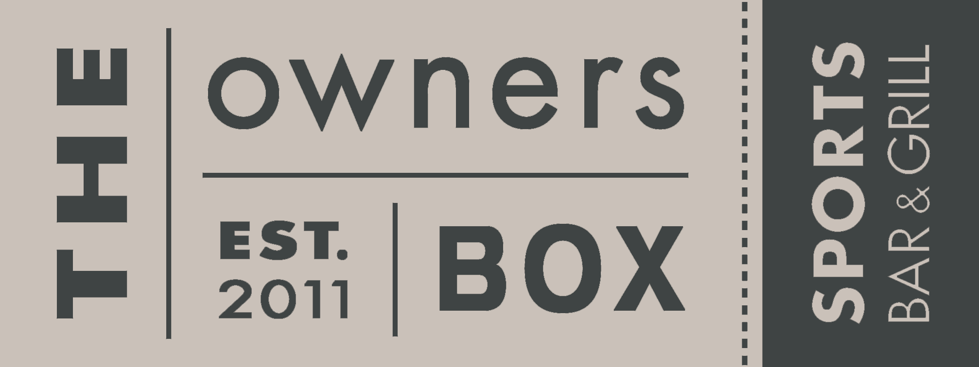 a brown sign with white text