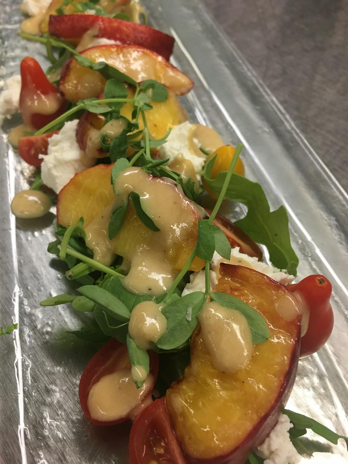 Reno Grilled Peach Salad