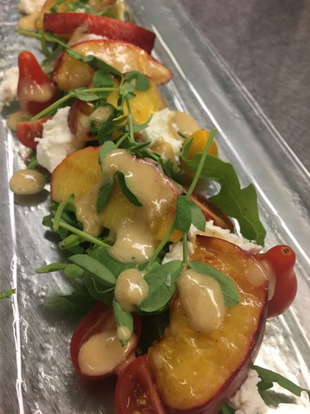 Reno Grilled Peach Salad Charlie Palmer