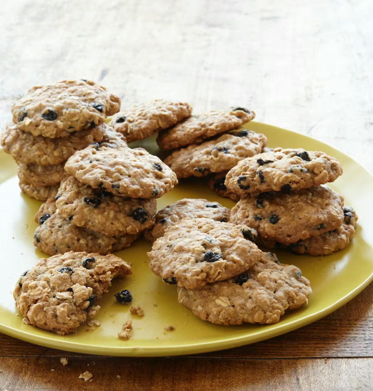 A plate of freshly-baked cookies