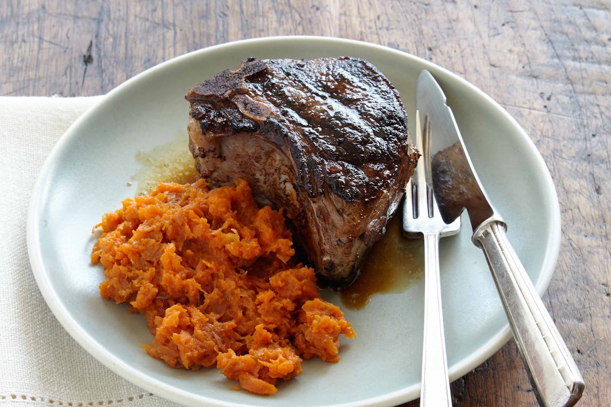 A plate of food on the table.