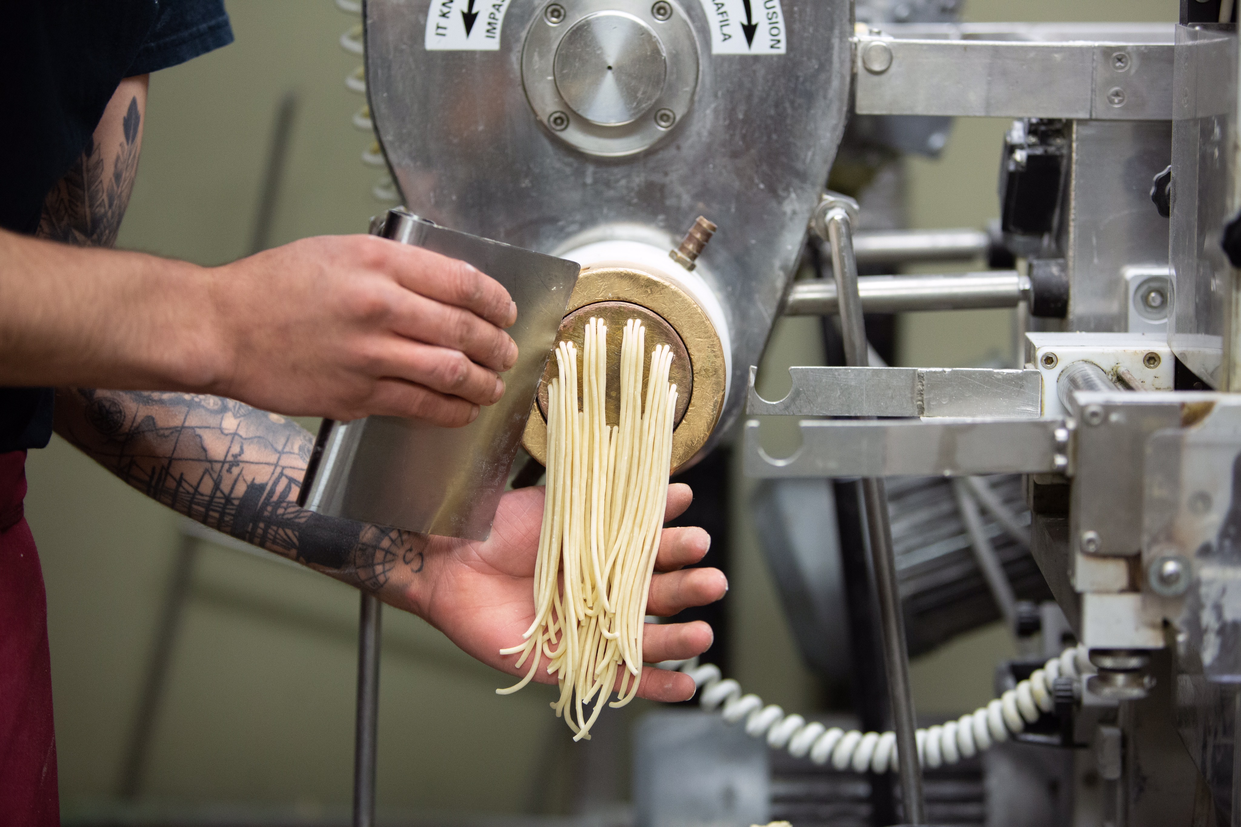 a hand holding a machine