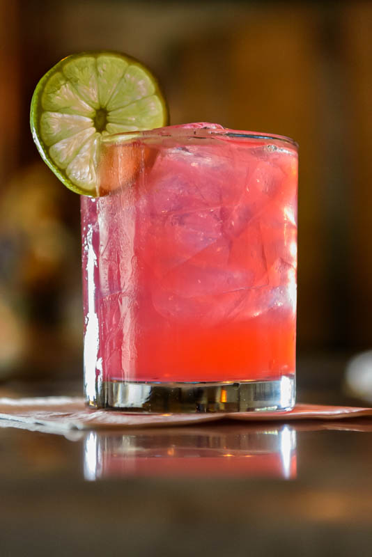 a glass cup on a table