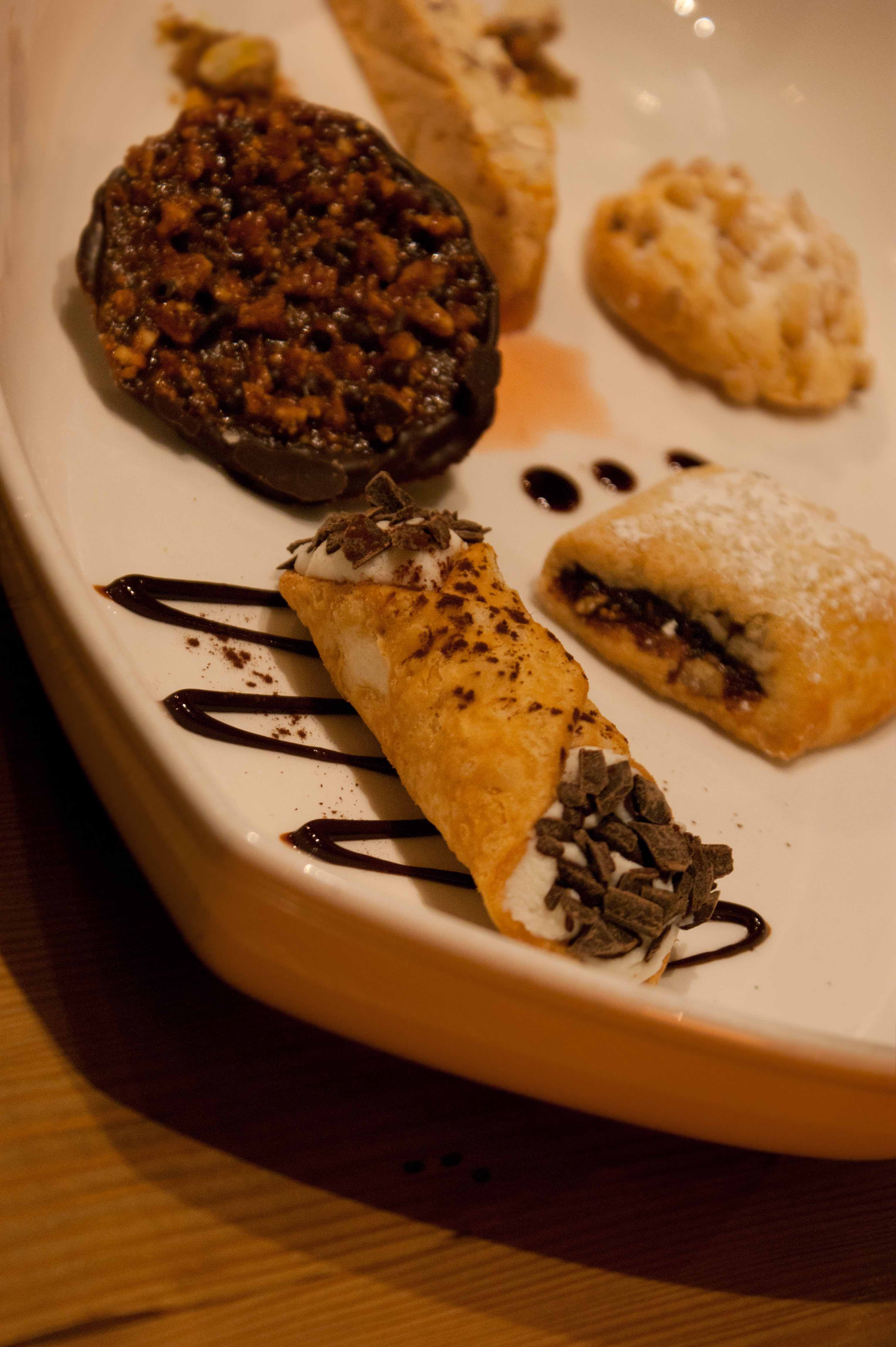 a piece of cake on a plate