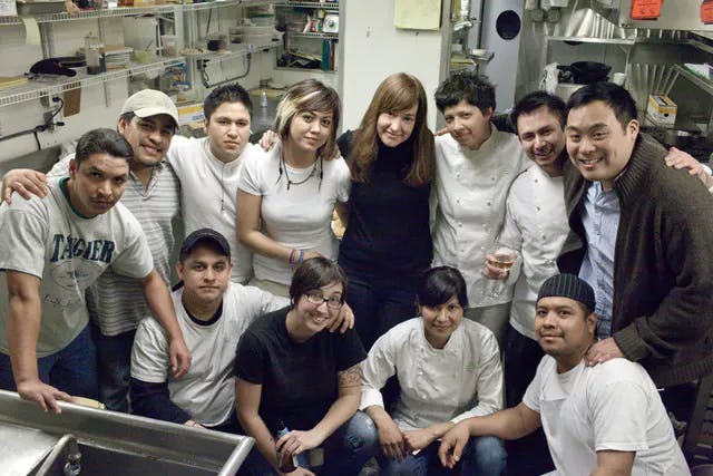 David Chang et al. posing for the camera