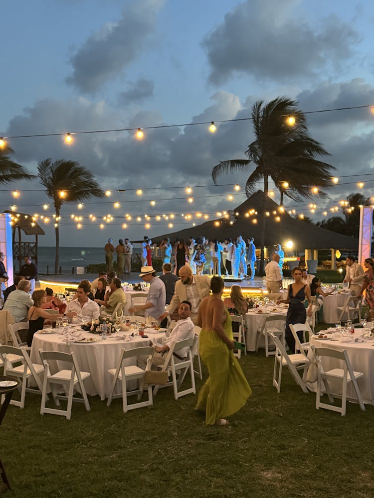 a group of people at an event