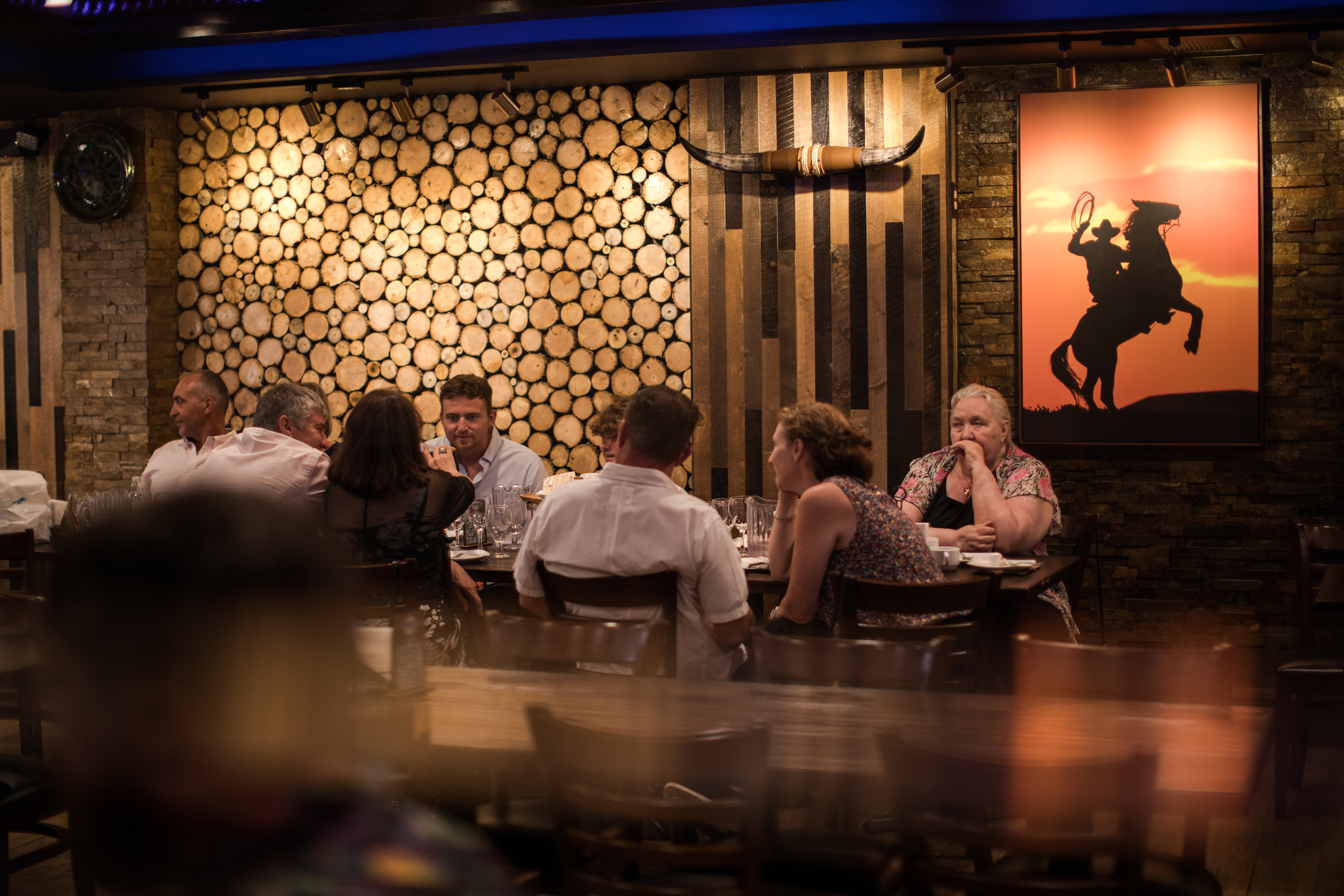 people at a restaurant