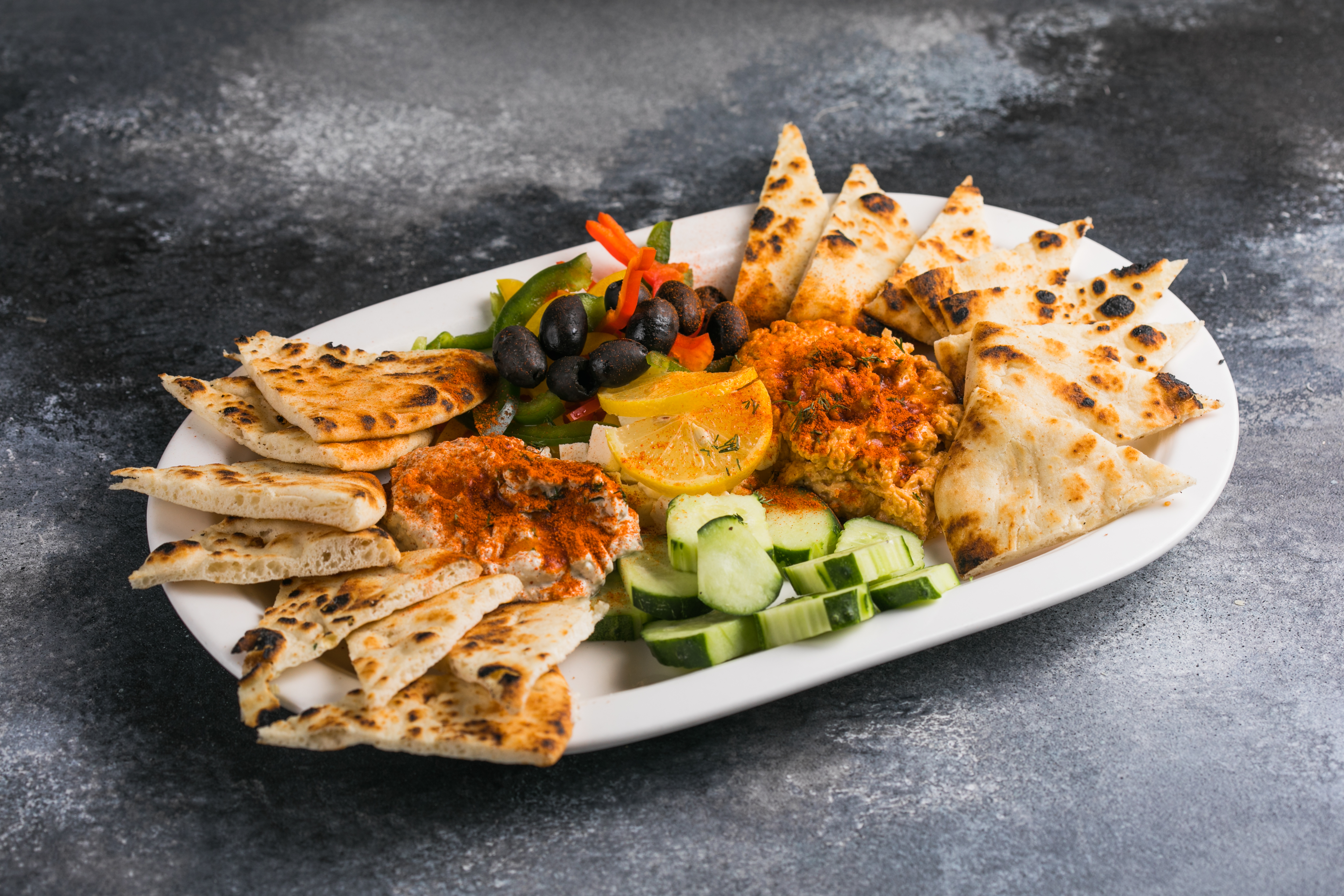 a plate of food