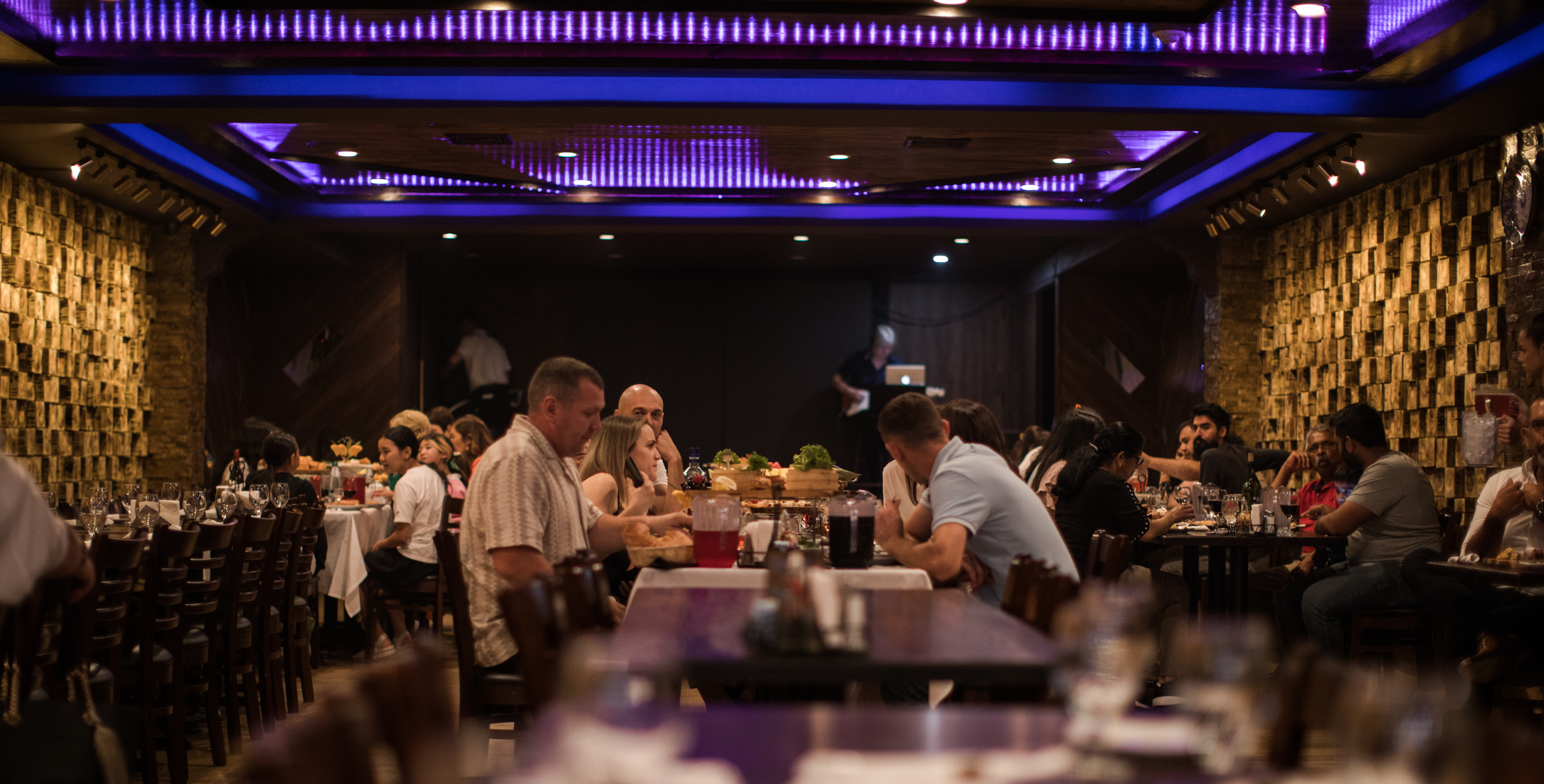 people at a restaurant