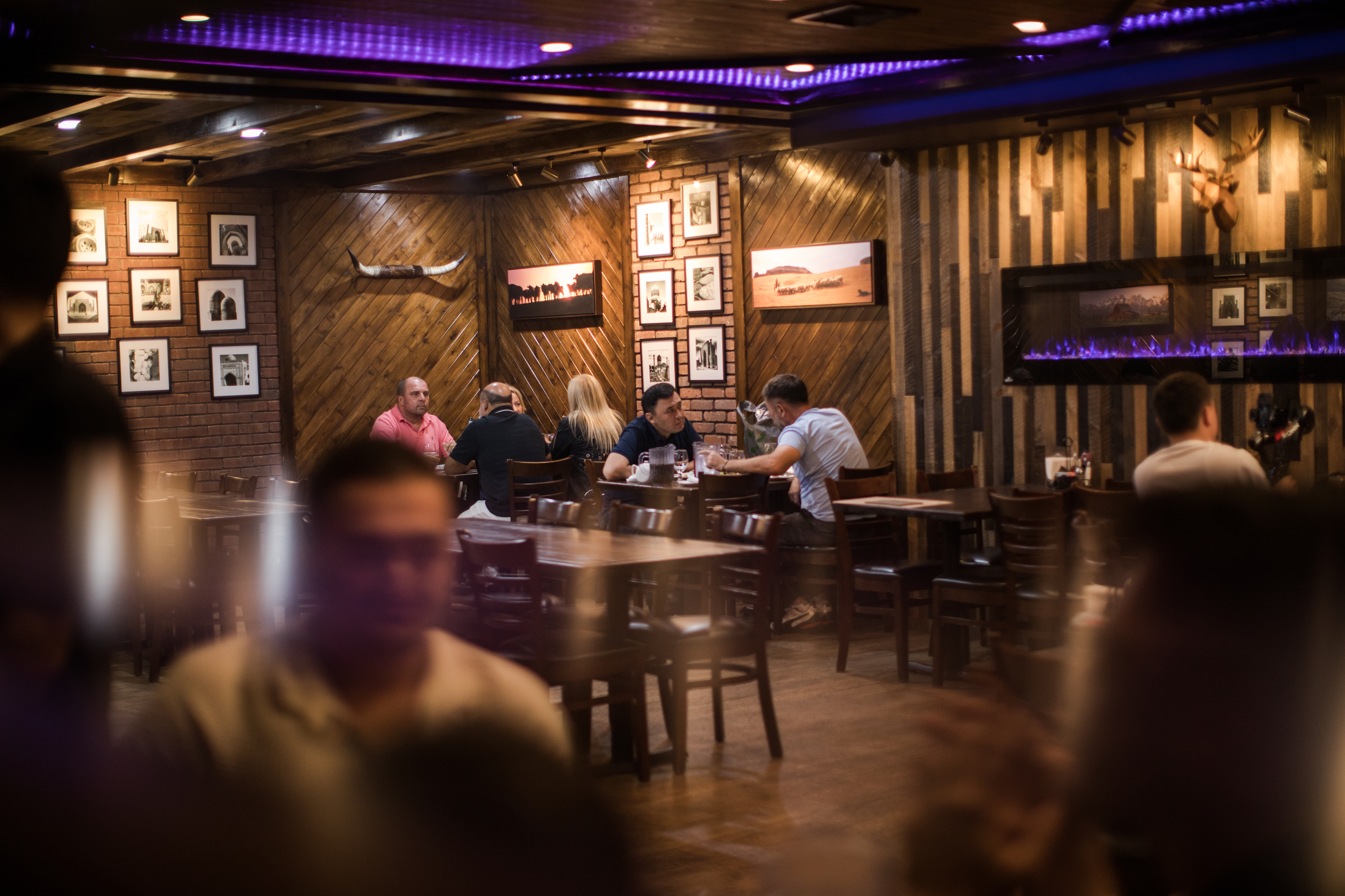 people at a restaurant