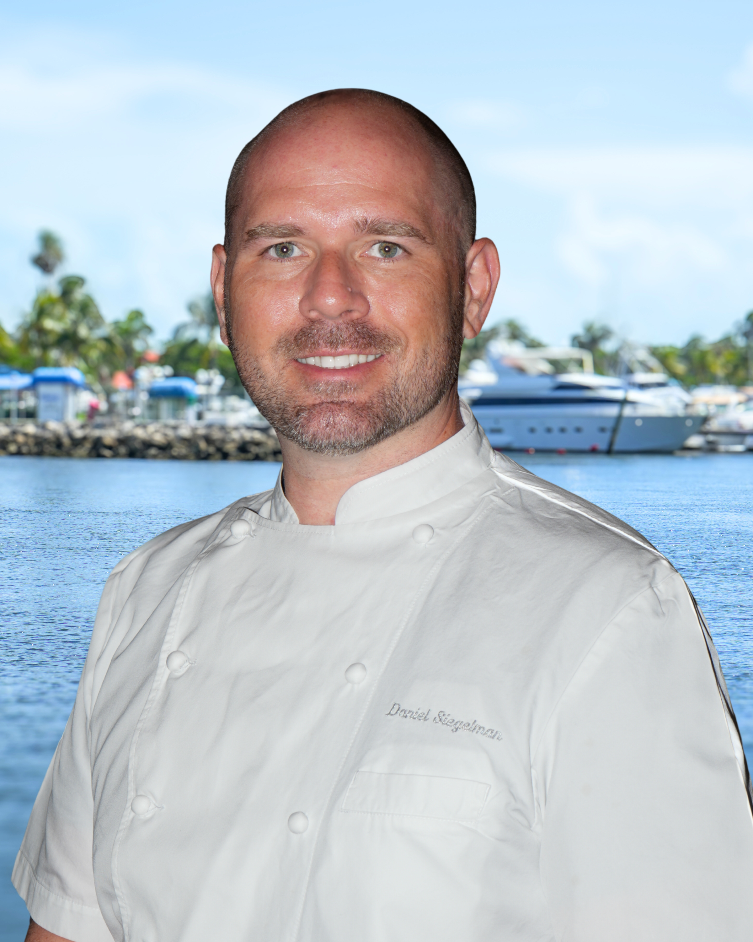 a man in a chef's coat