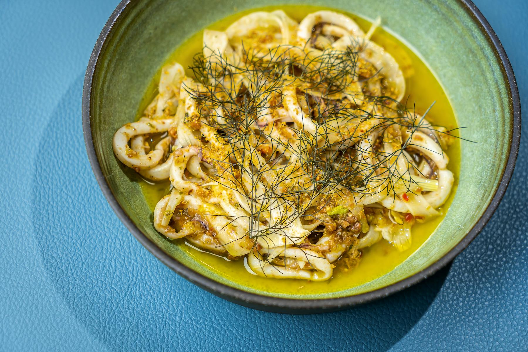 a bowl of food on a plate