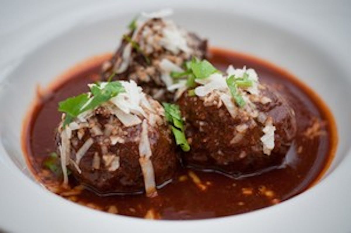 a close up of a plate of food