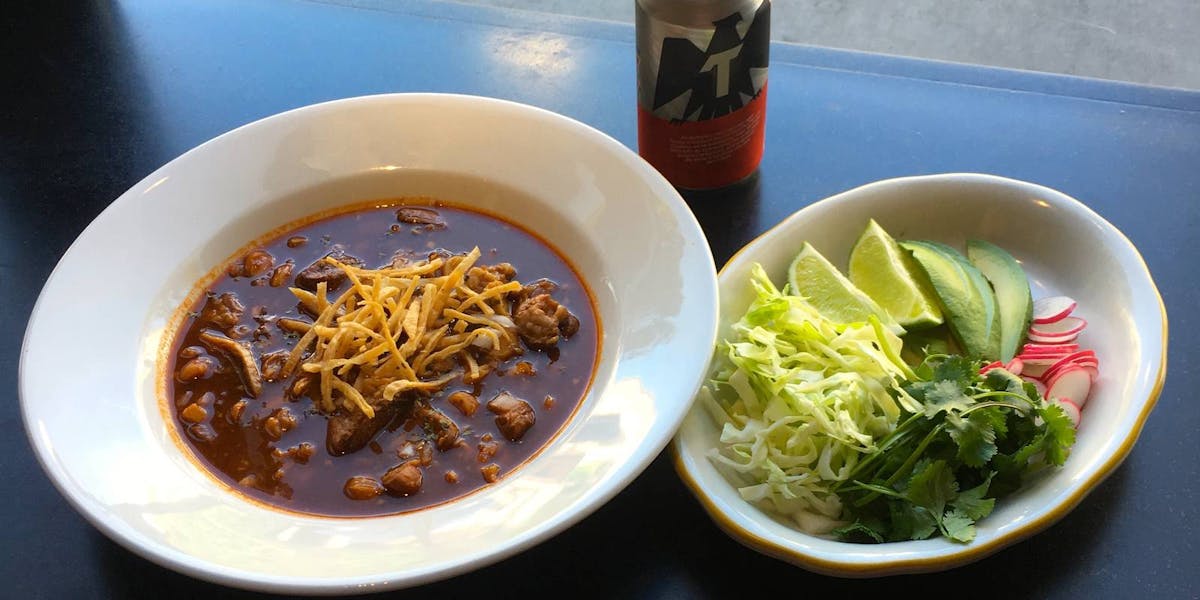 a bowl of food on a plate