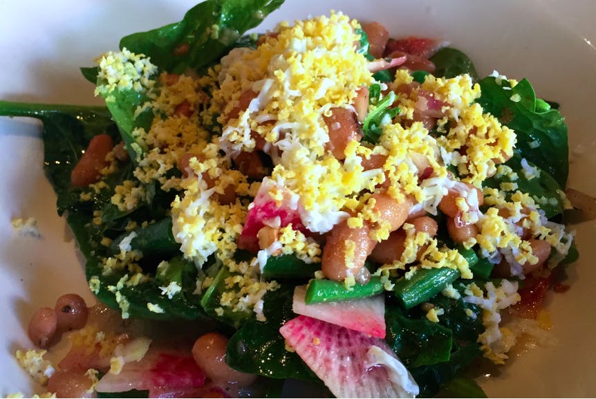 a plate of food with broccoli