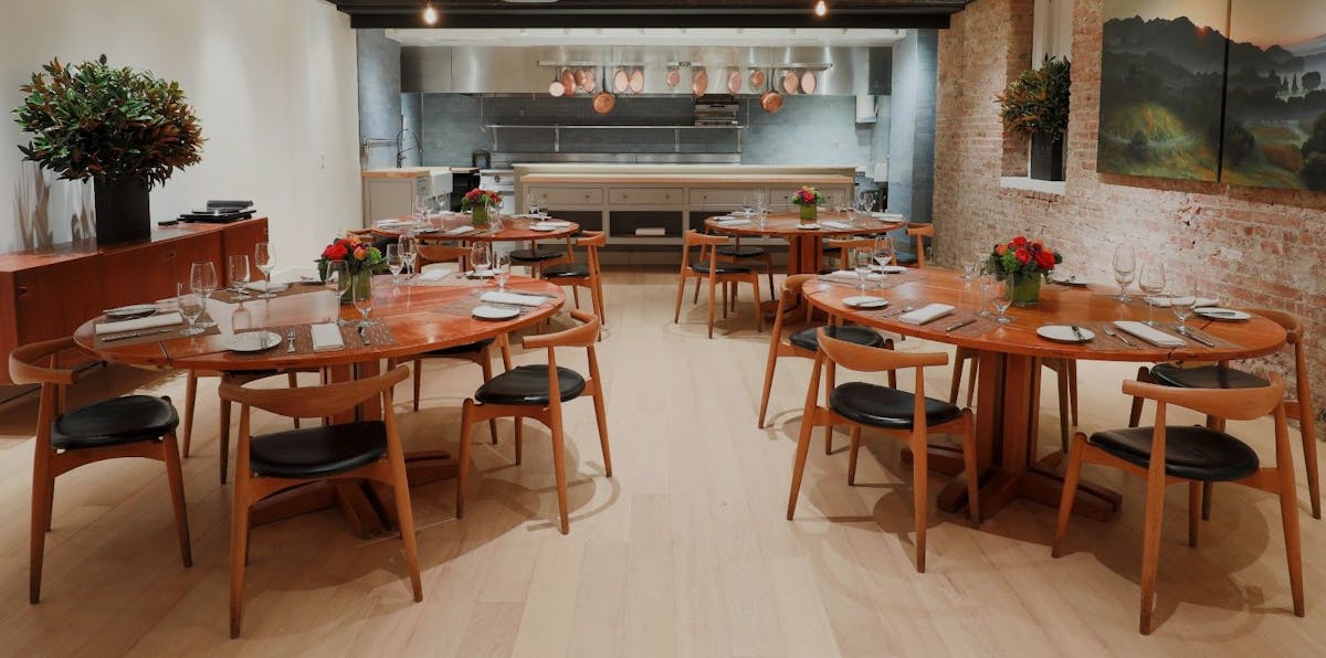a dining room table
