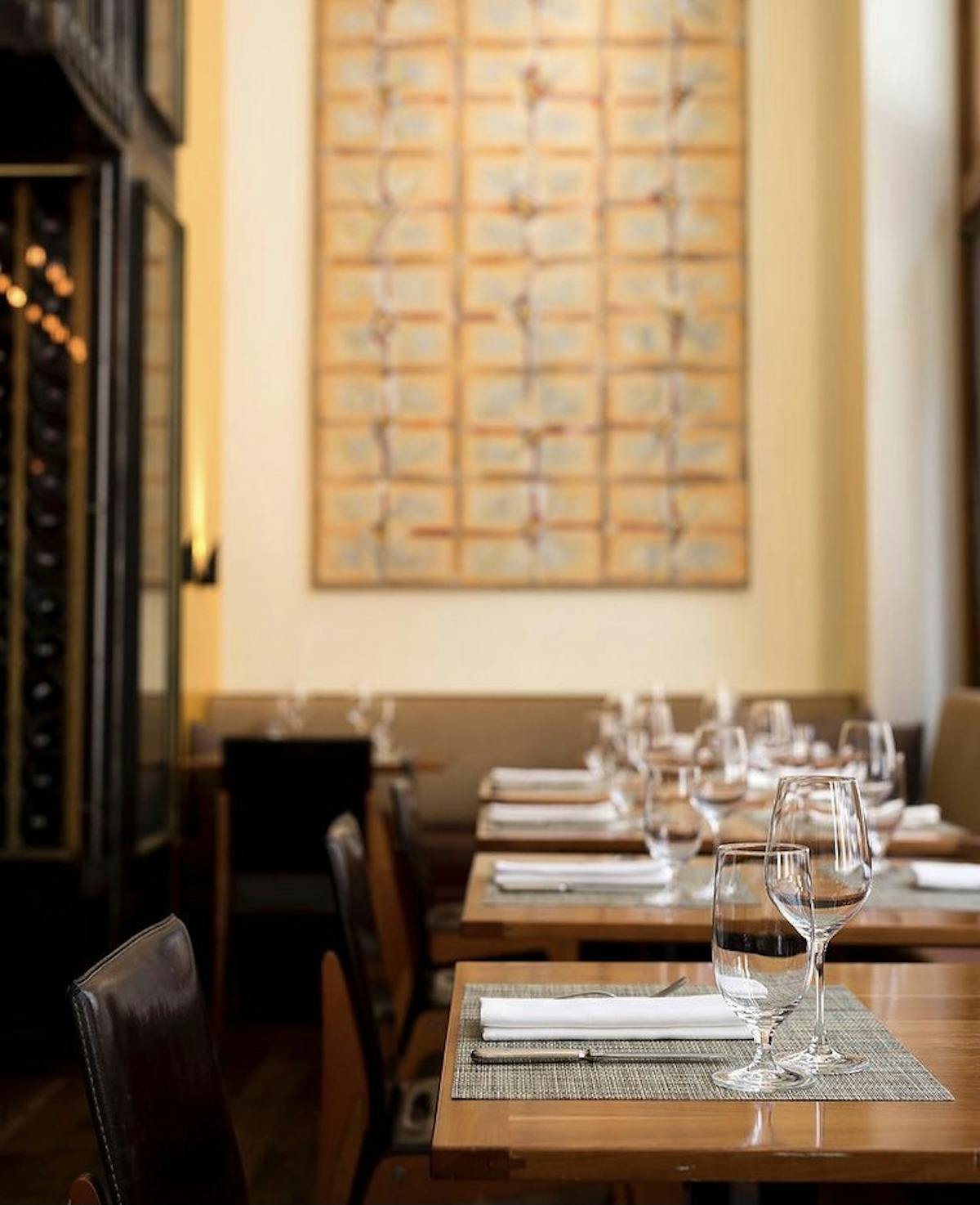 a dining room table