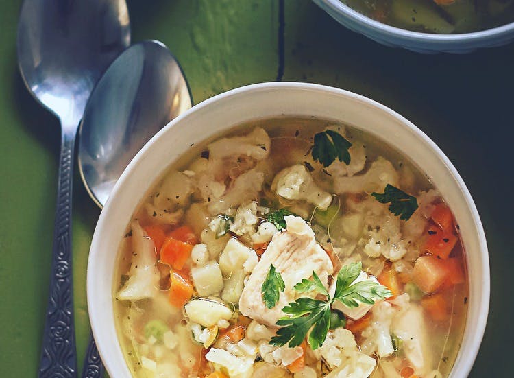 a bowl of soup