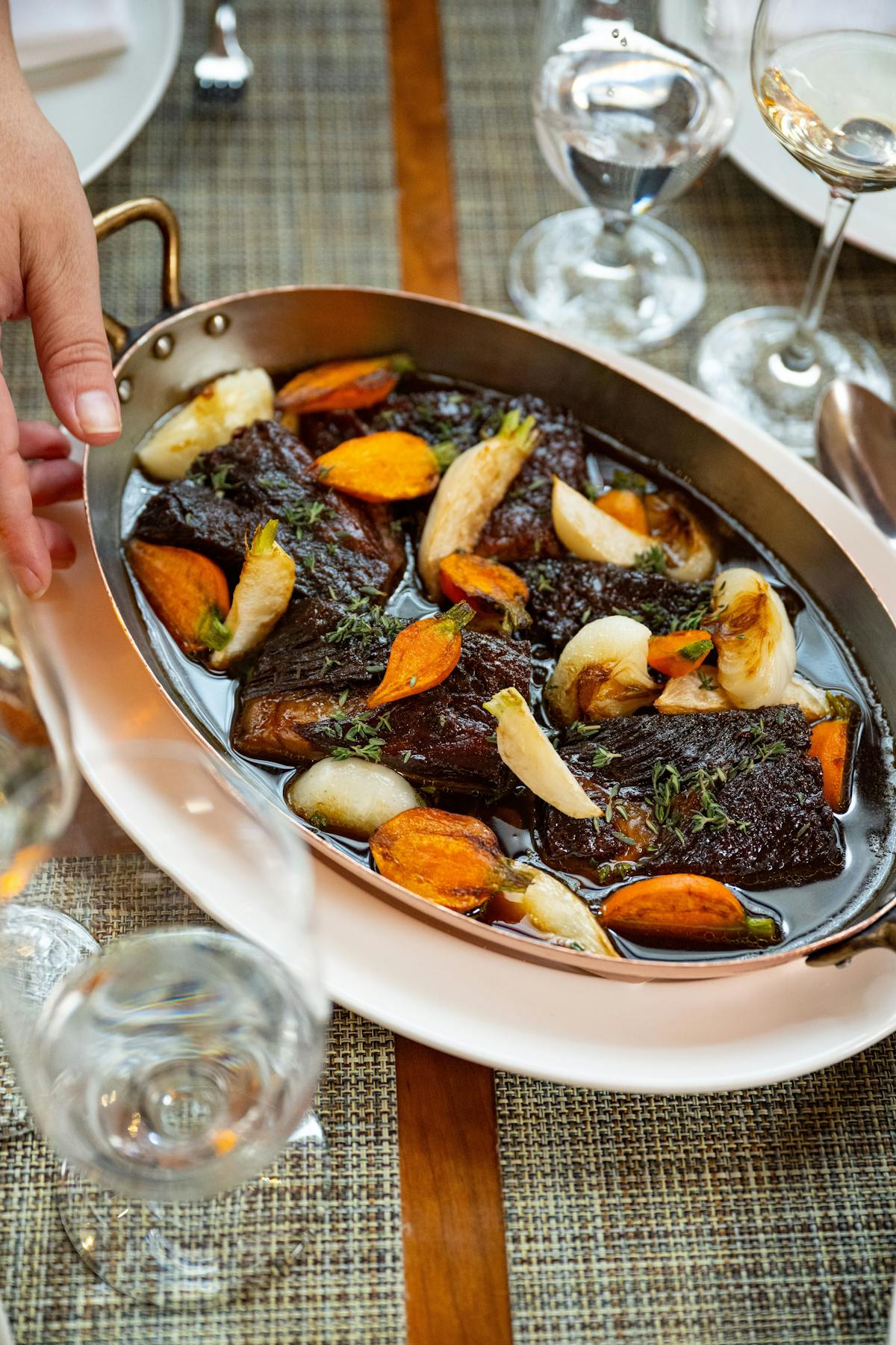 a bowl of food on a plate