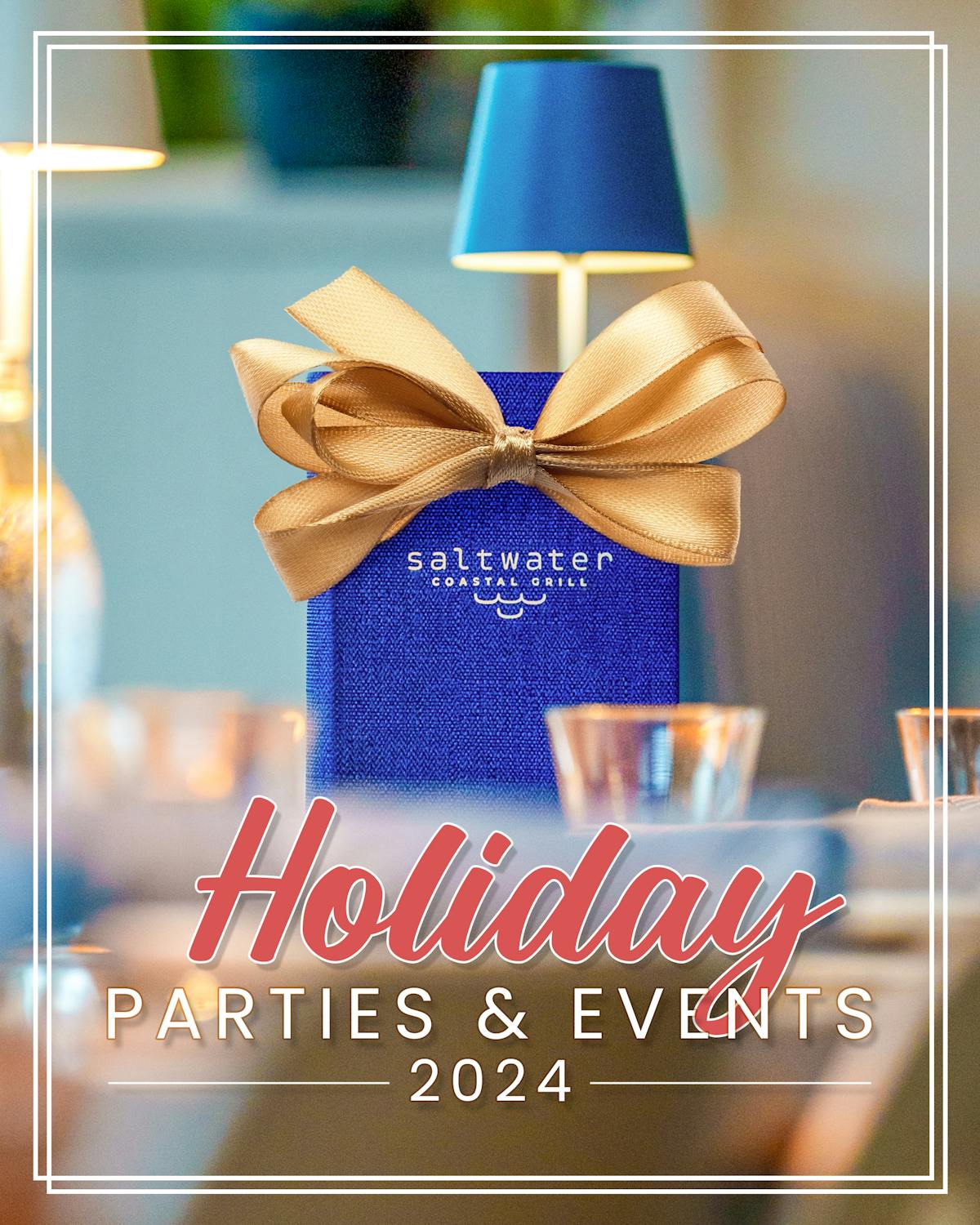 holiday party at Saltwater