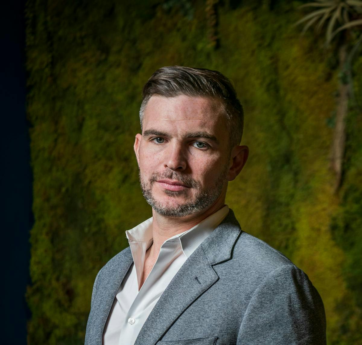a man posing for a picture