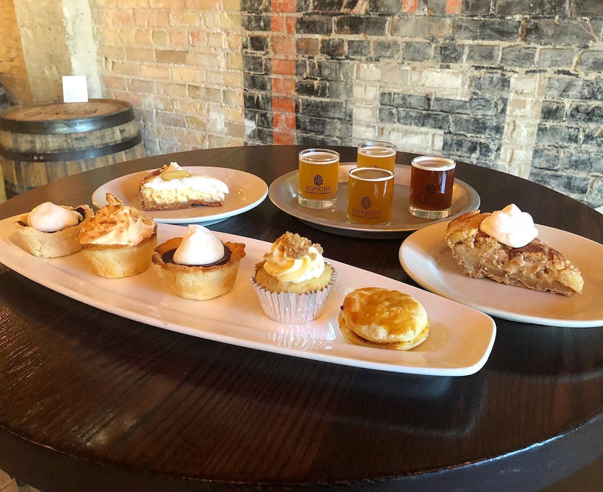 a plate of food on a table