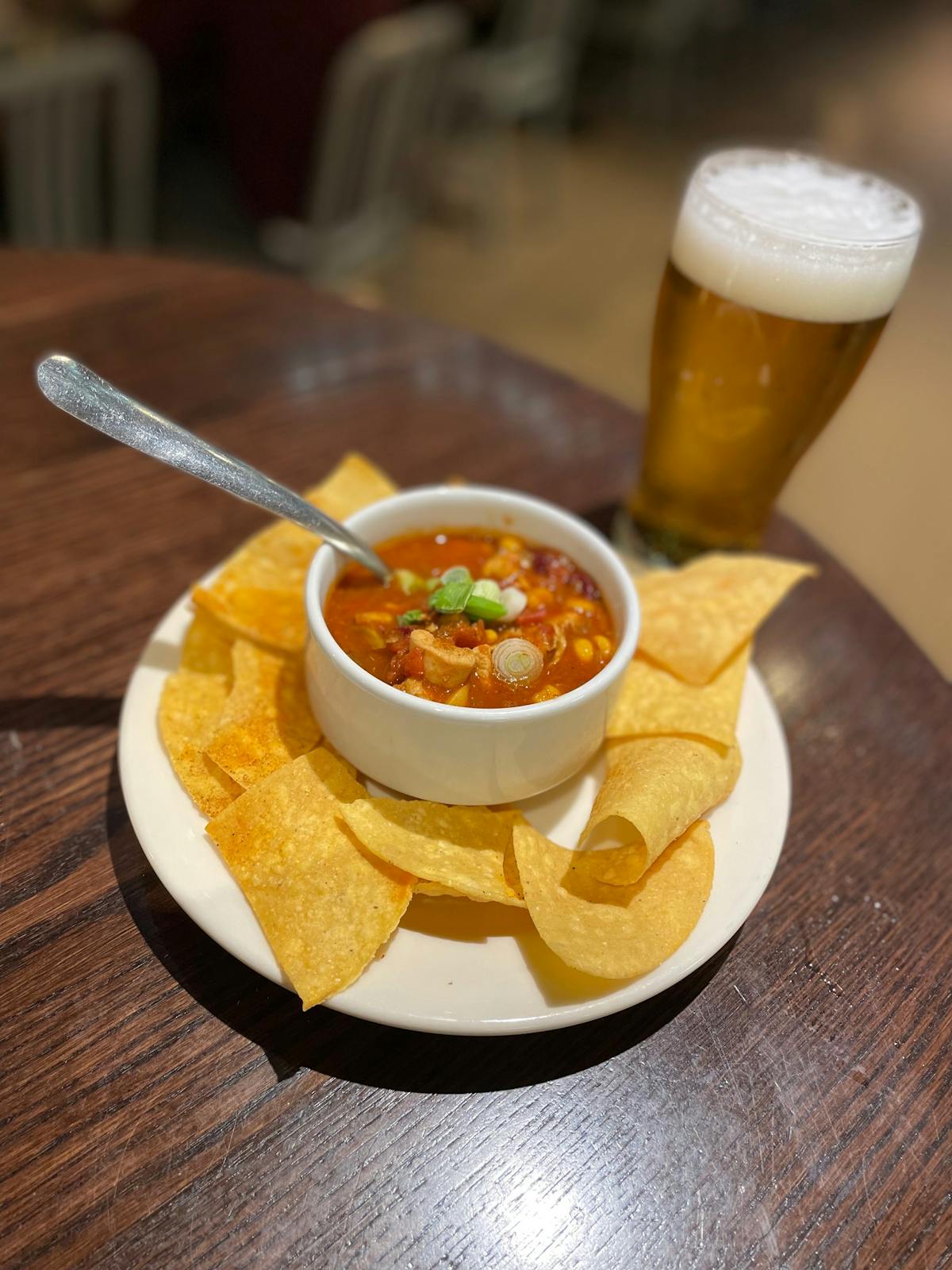 a plate of food on a table