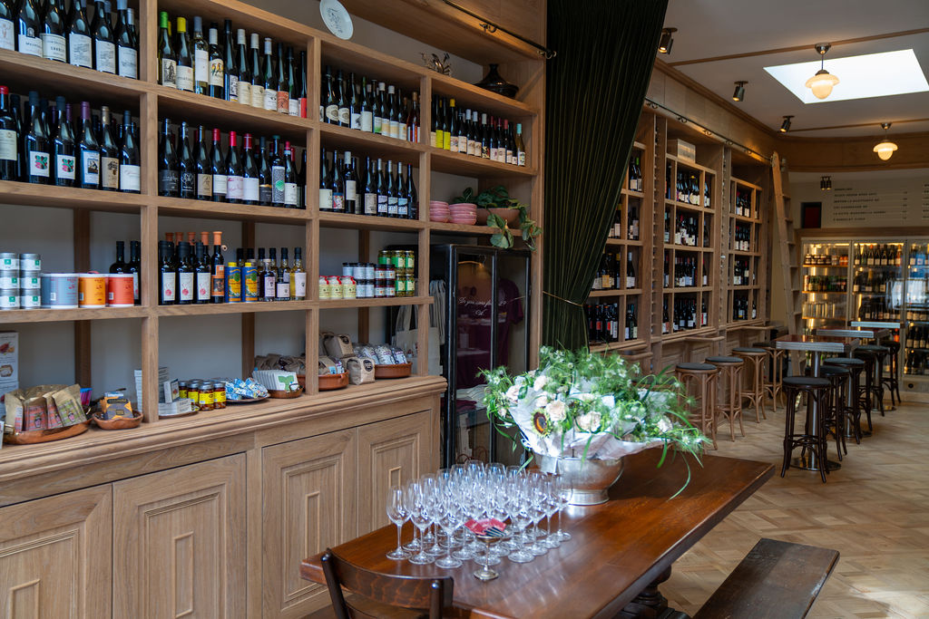 a bar area