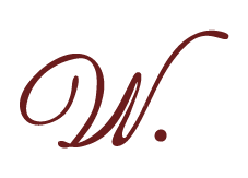 letter W followed by a period