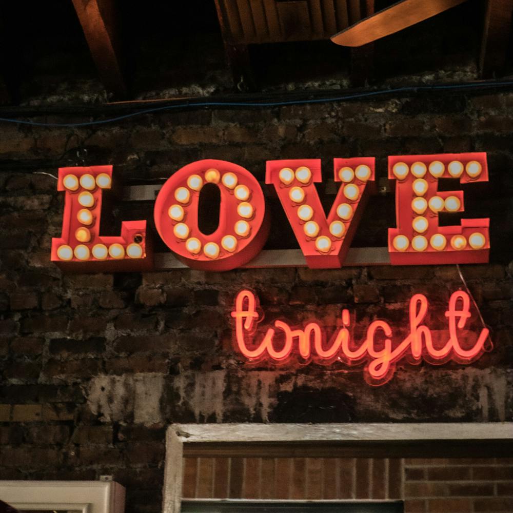 a sign on a brick building