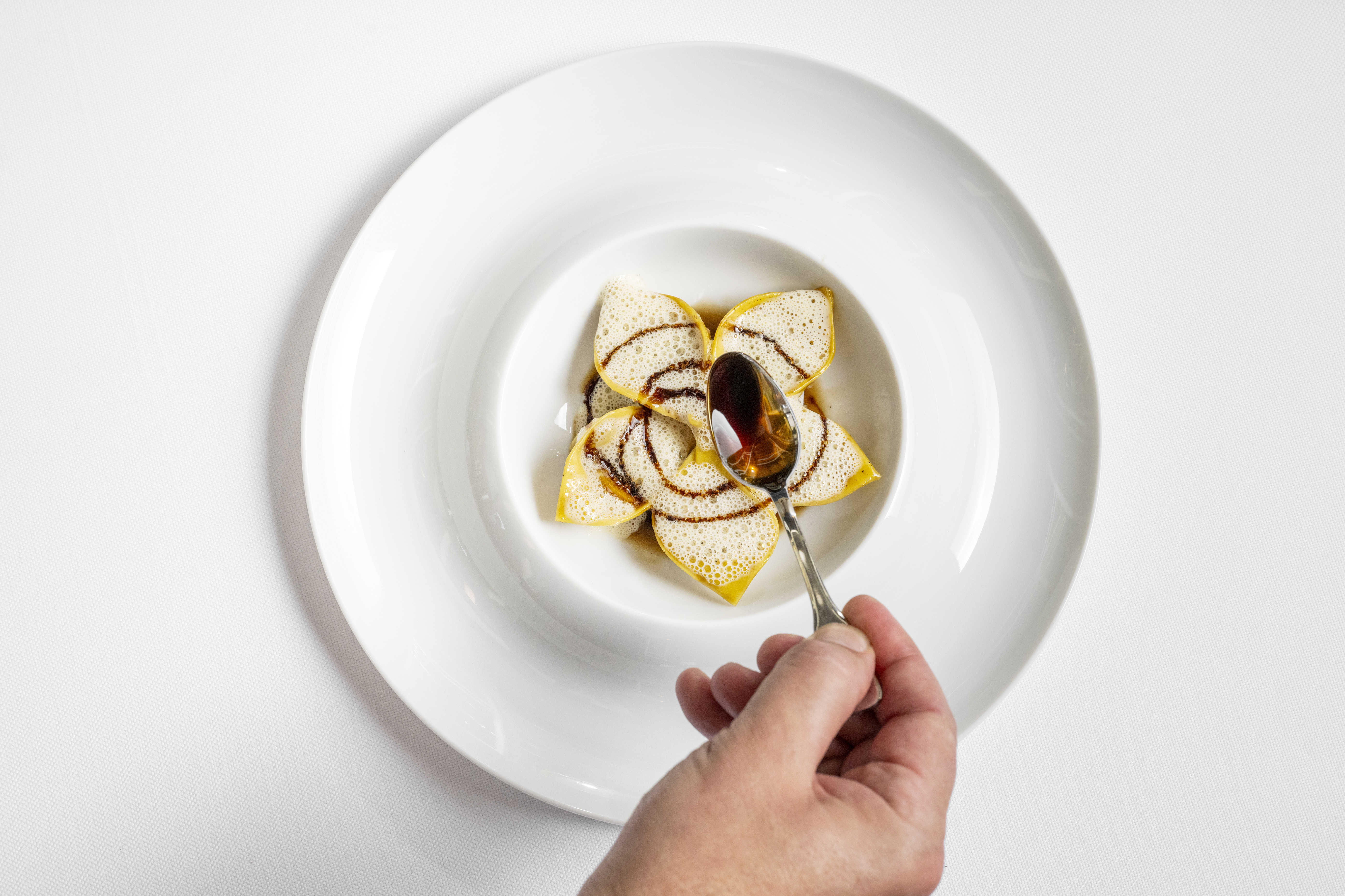 a dessert on a plate