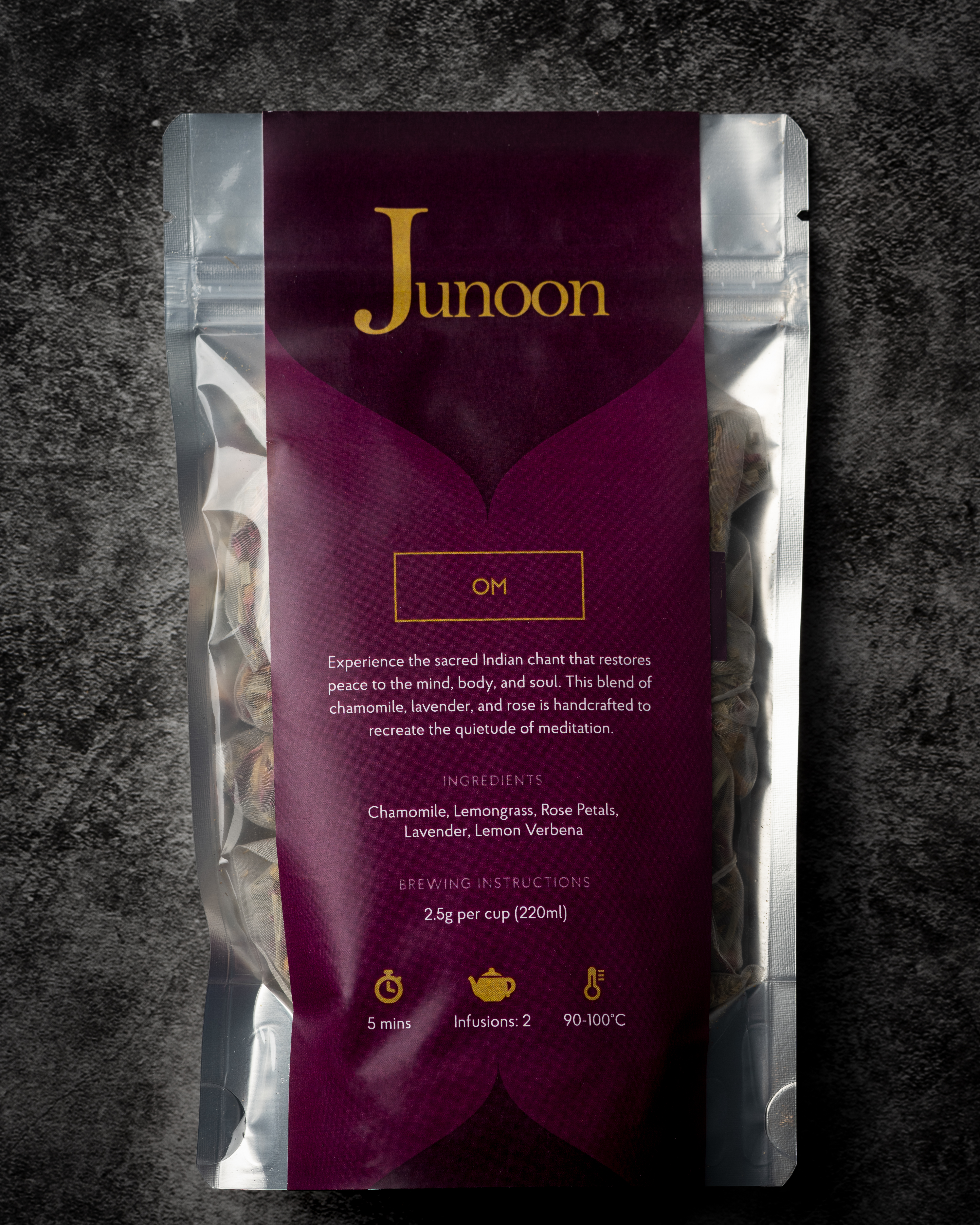 Om Tea- Herbal Tea (15 servings) | Junoon | Indian Restaurant in New ...