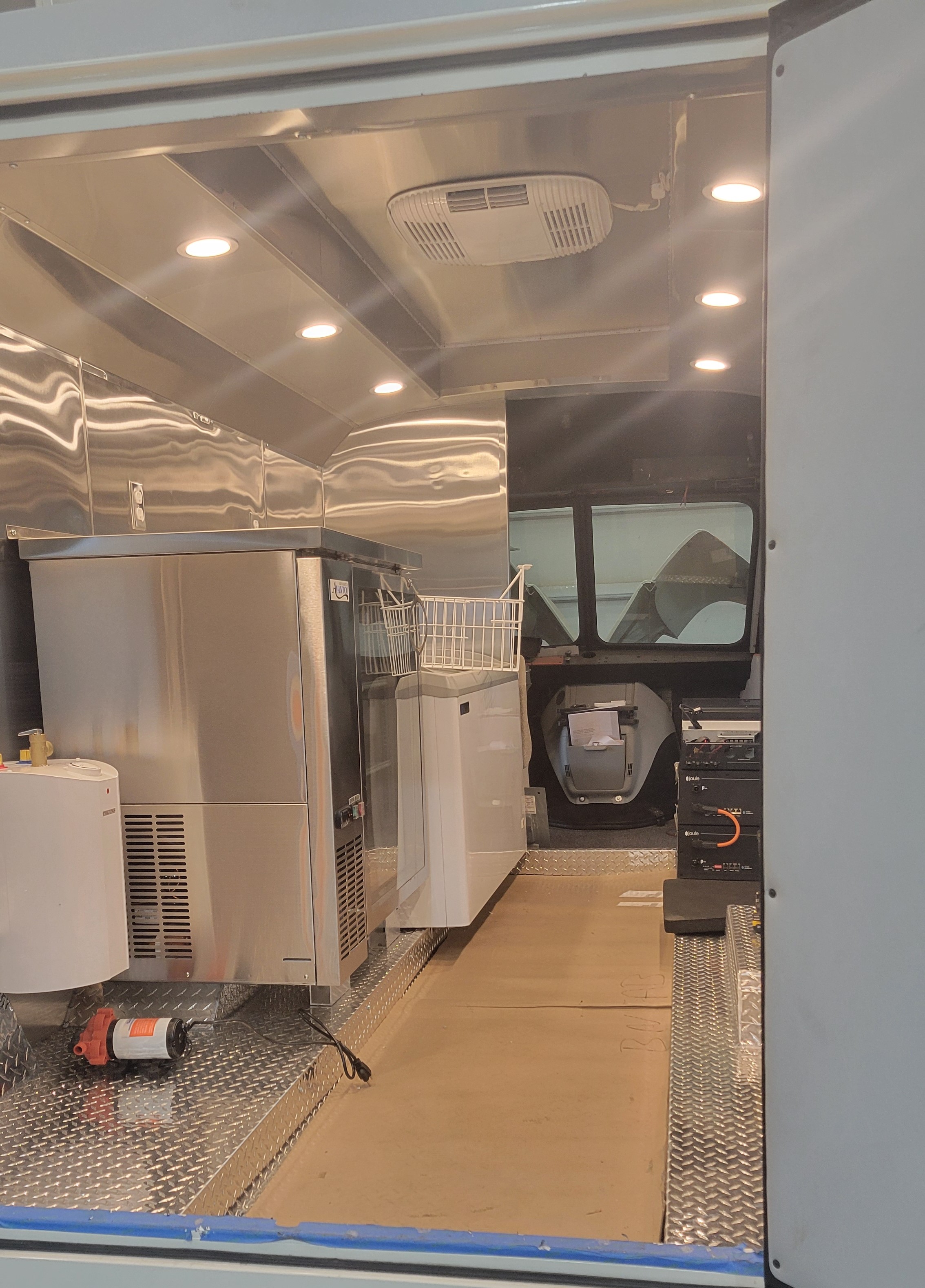 a chair sitting in front of a window