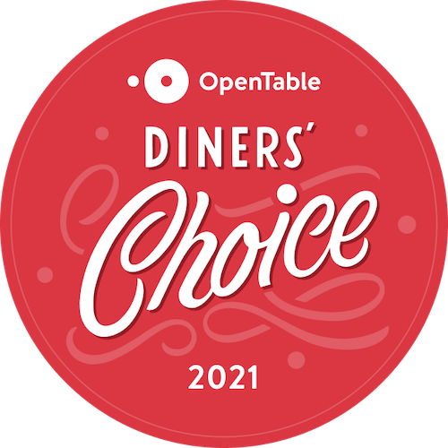 opentable diner's choice award 2021