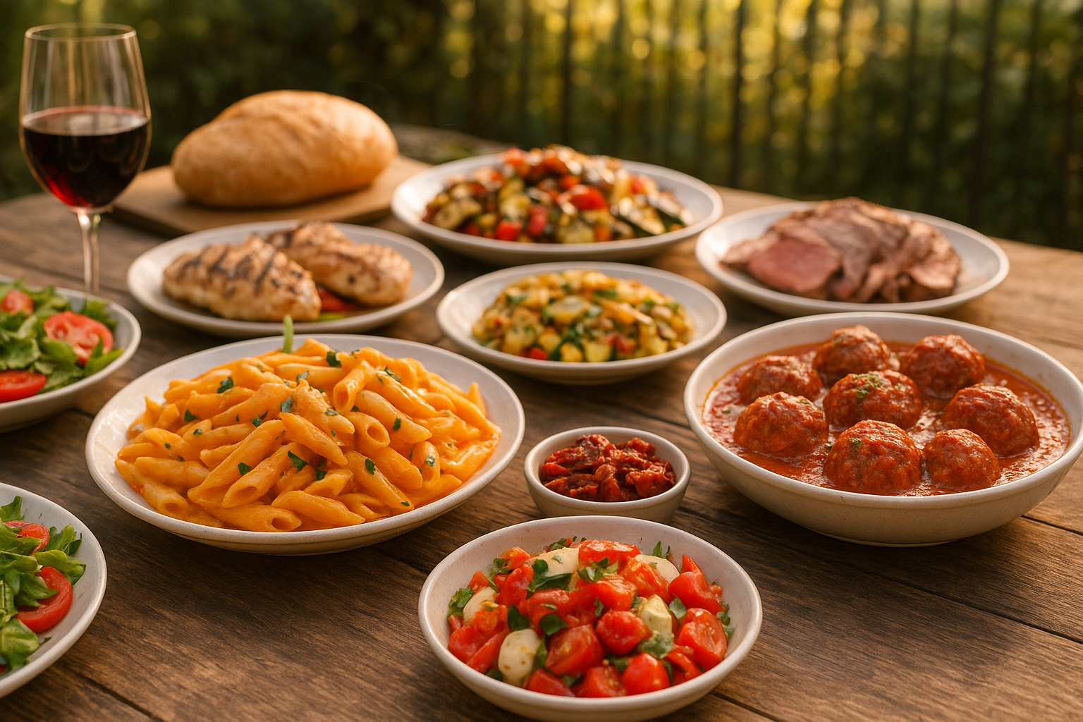 Italian Catering for Summer Events