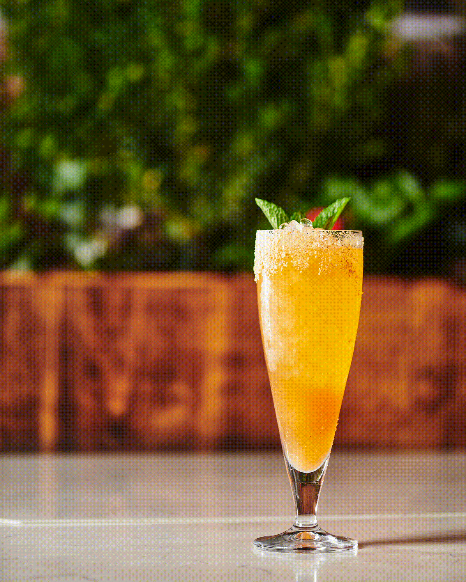 a close up of a drink