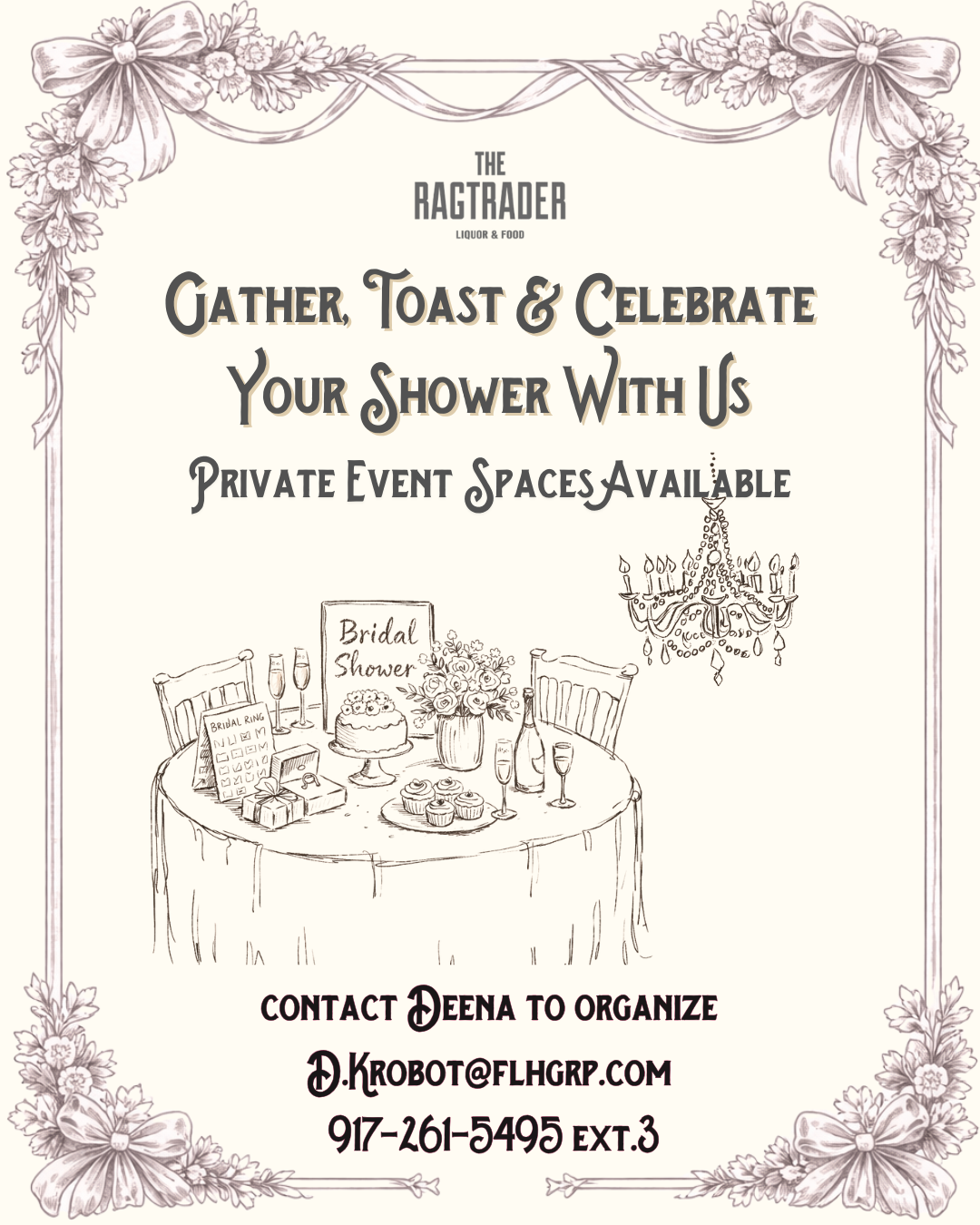 poster for hosting showers