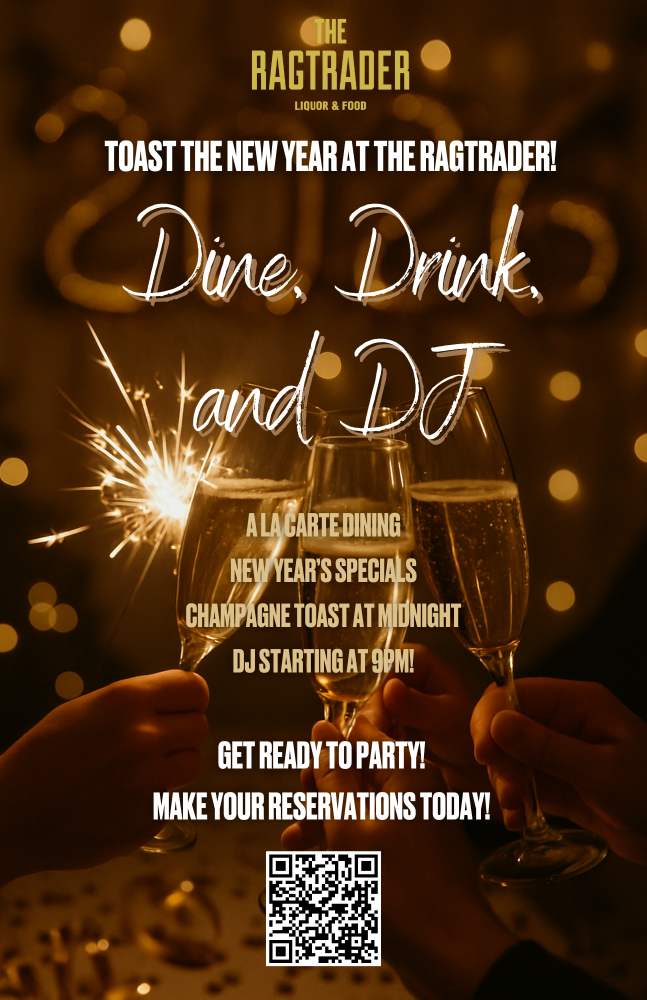 new year's eve party poster