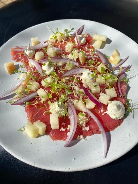 a bowl of food on a plate