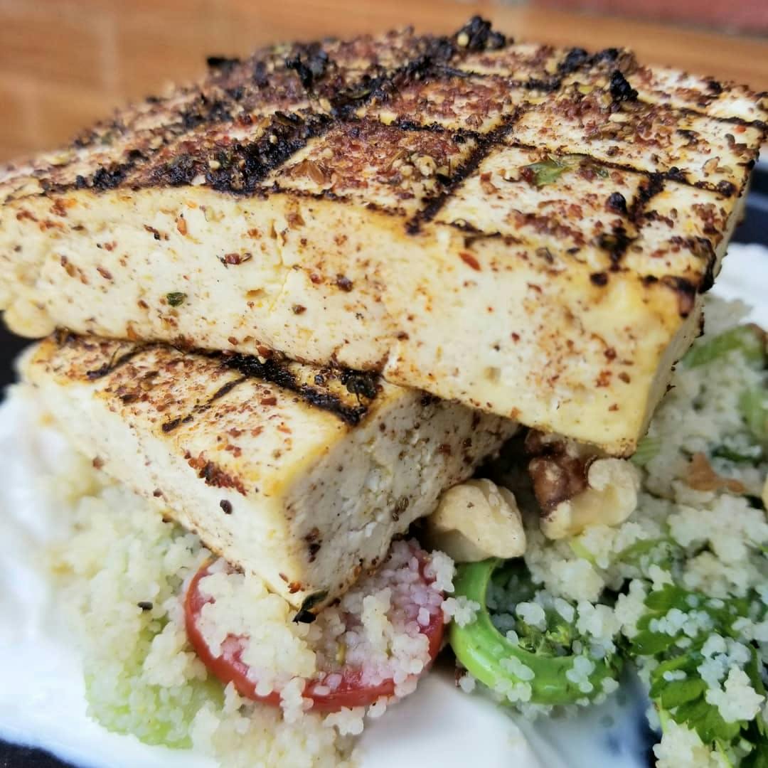a close up of a plate of food
