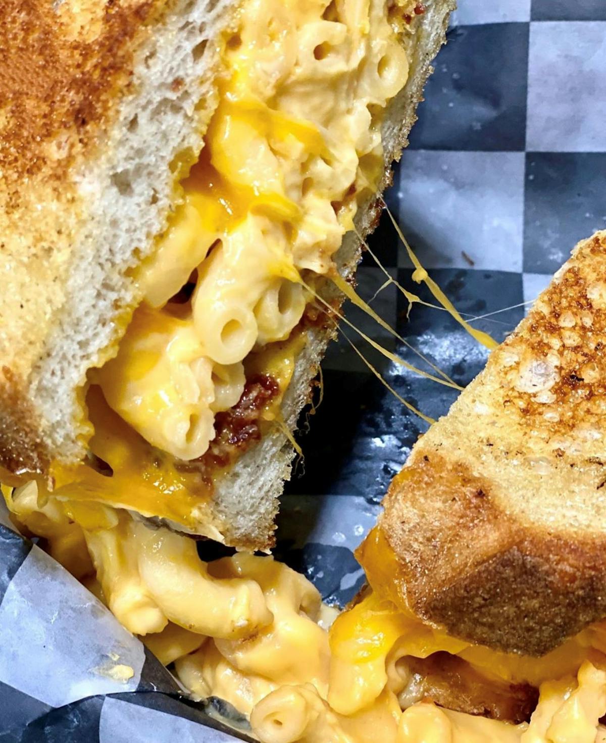 a close up of a sandwich