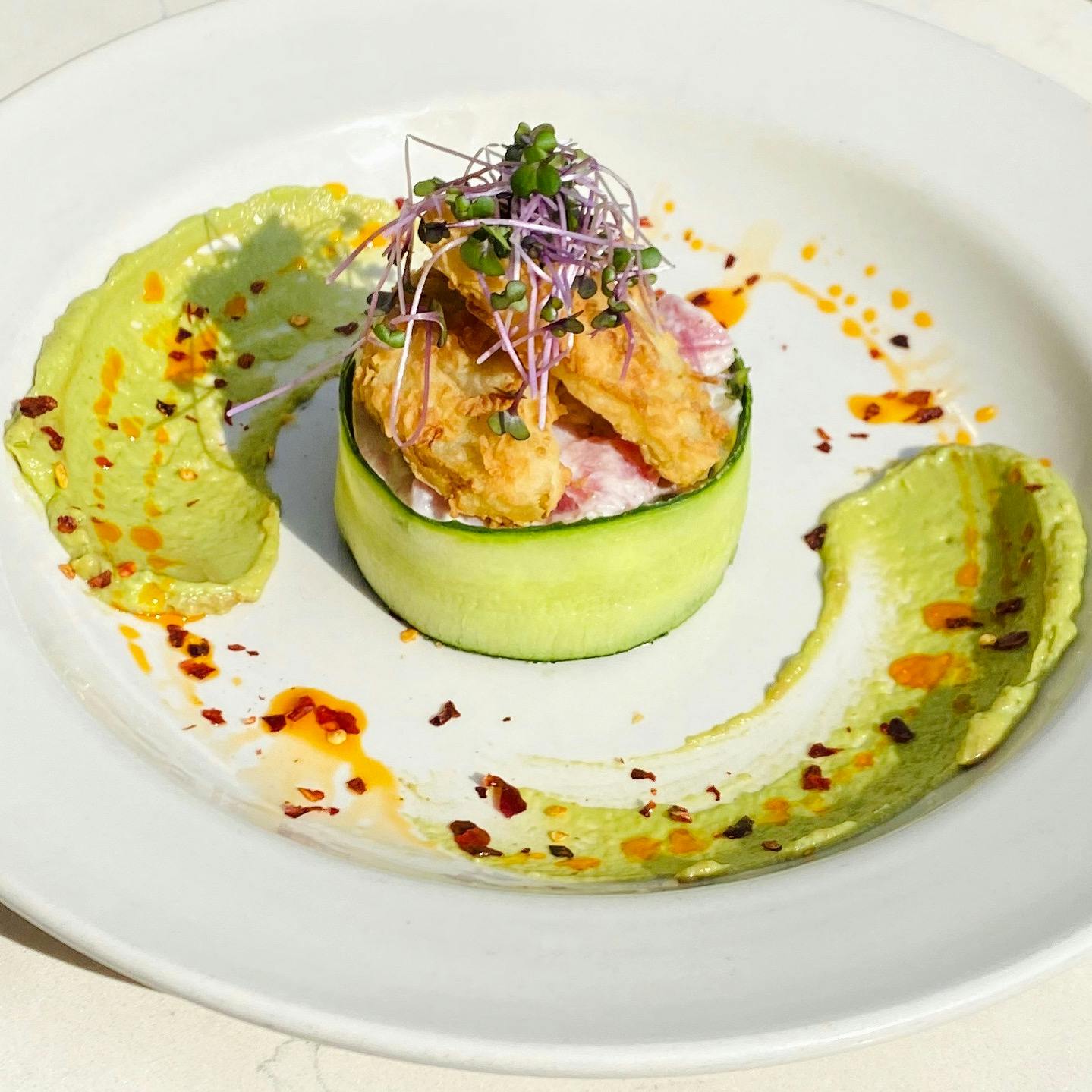 a plate of food