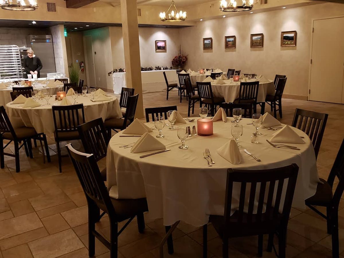 a dining room table