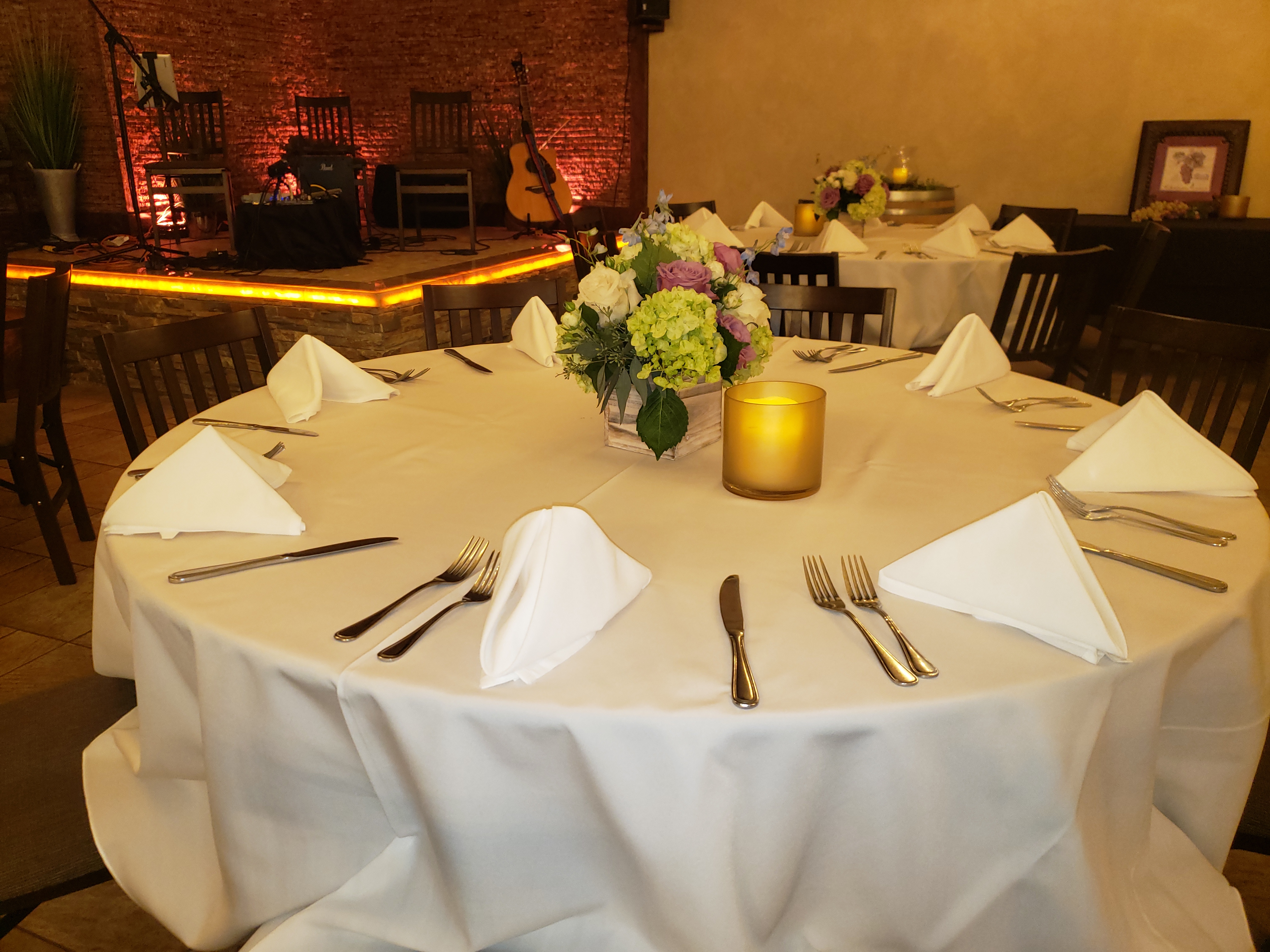 a vase of flowers on a table