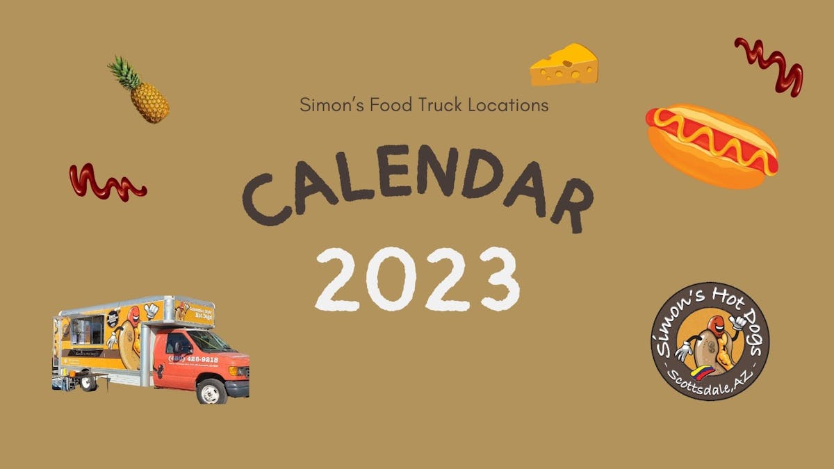 Simon #39 s Food Truck Stops Calendar Simon #39 s Food Truck Stops Calendar