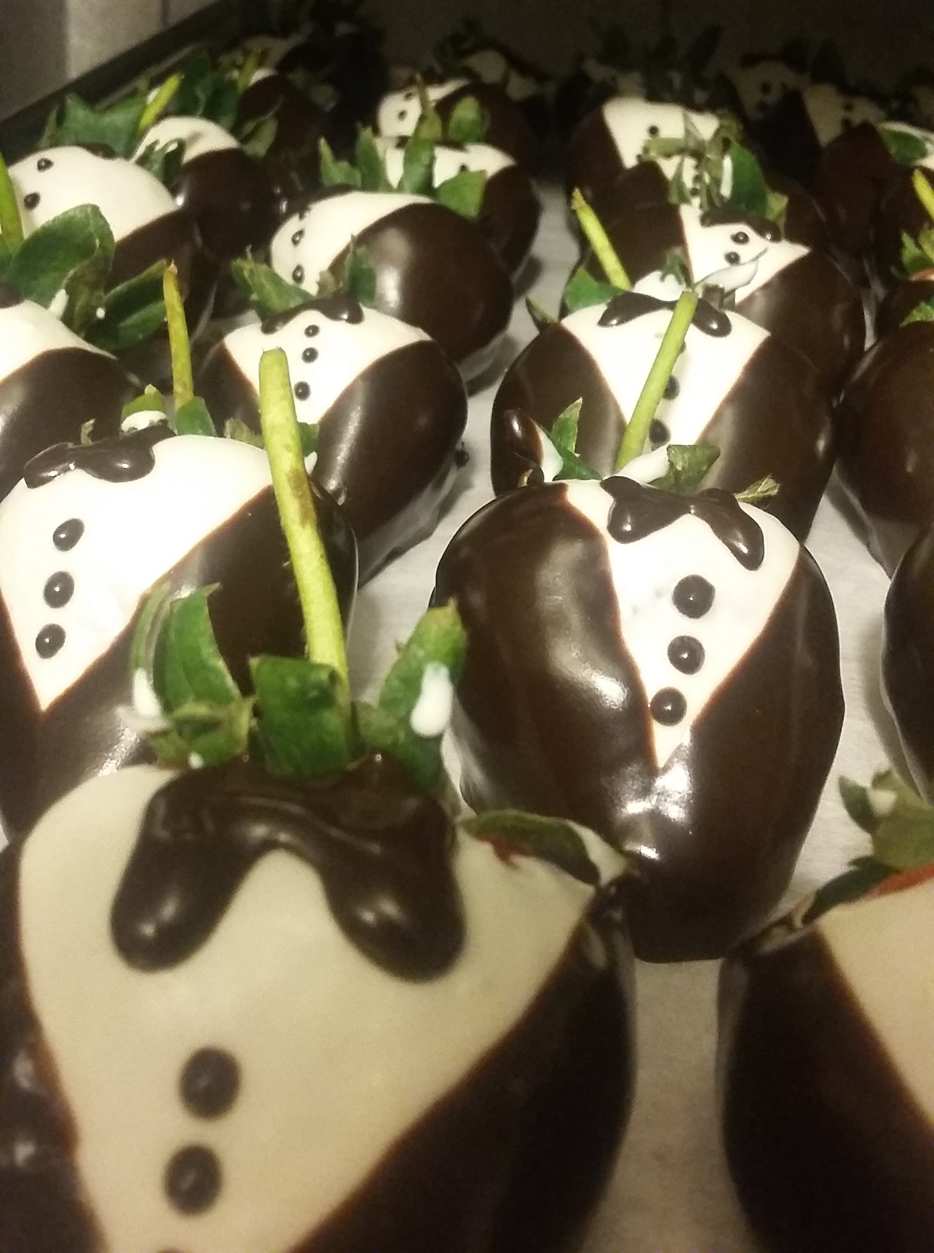 a close up of food