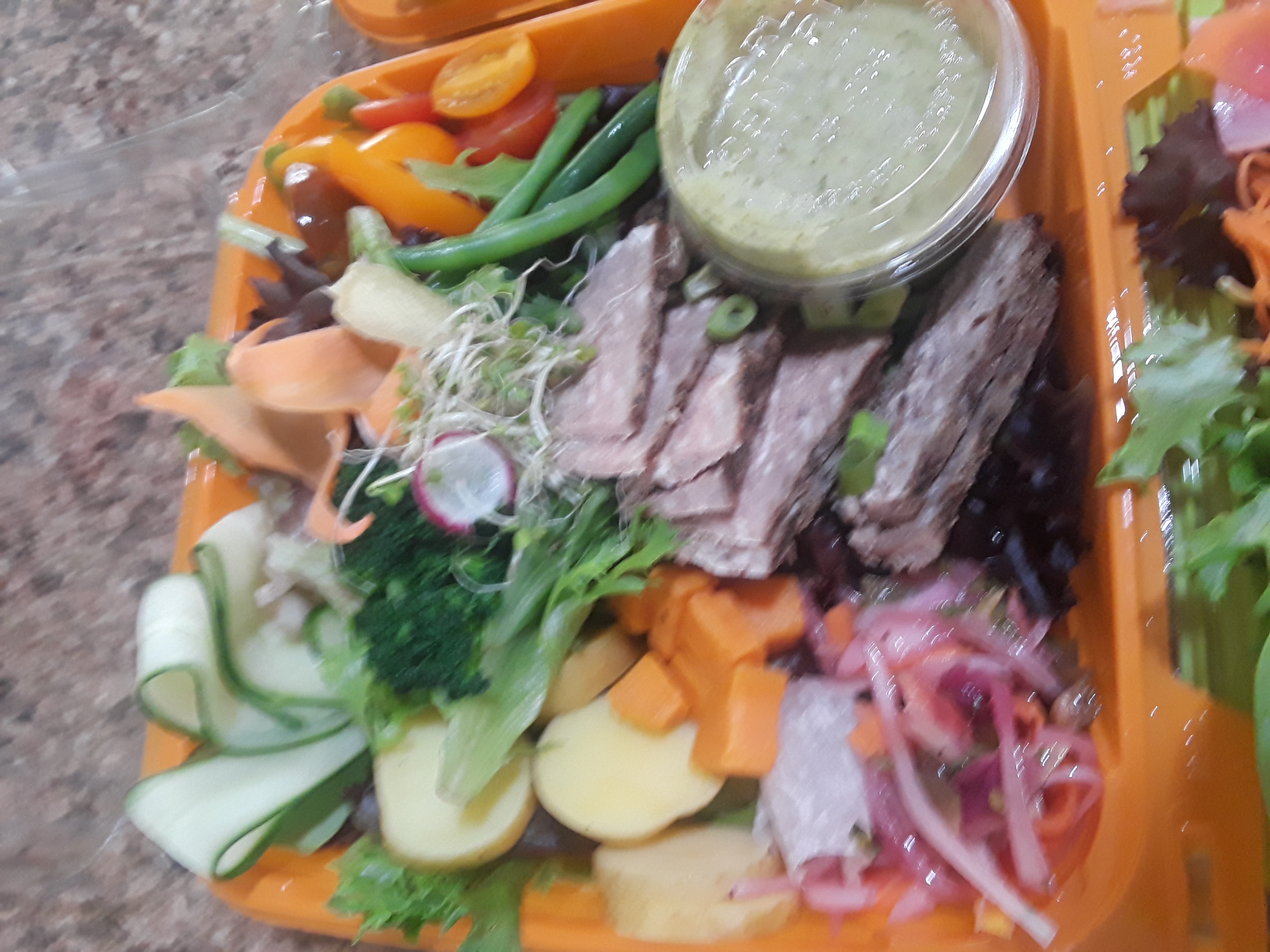 a bowl of salad